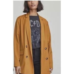 Elizabeth and James relaxed double breasted Blazer Size XS